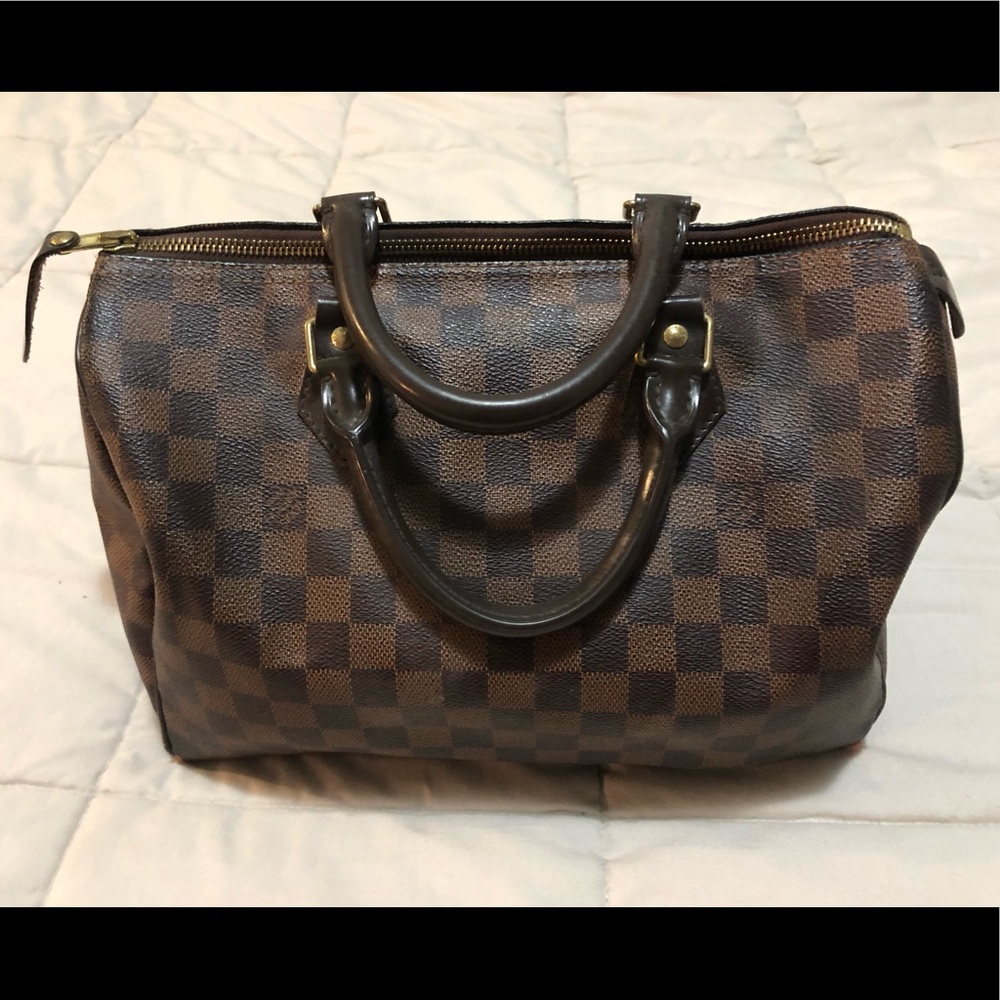 Louis Vuitton Speedy 30 Damier Ebene Handbag